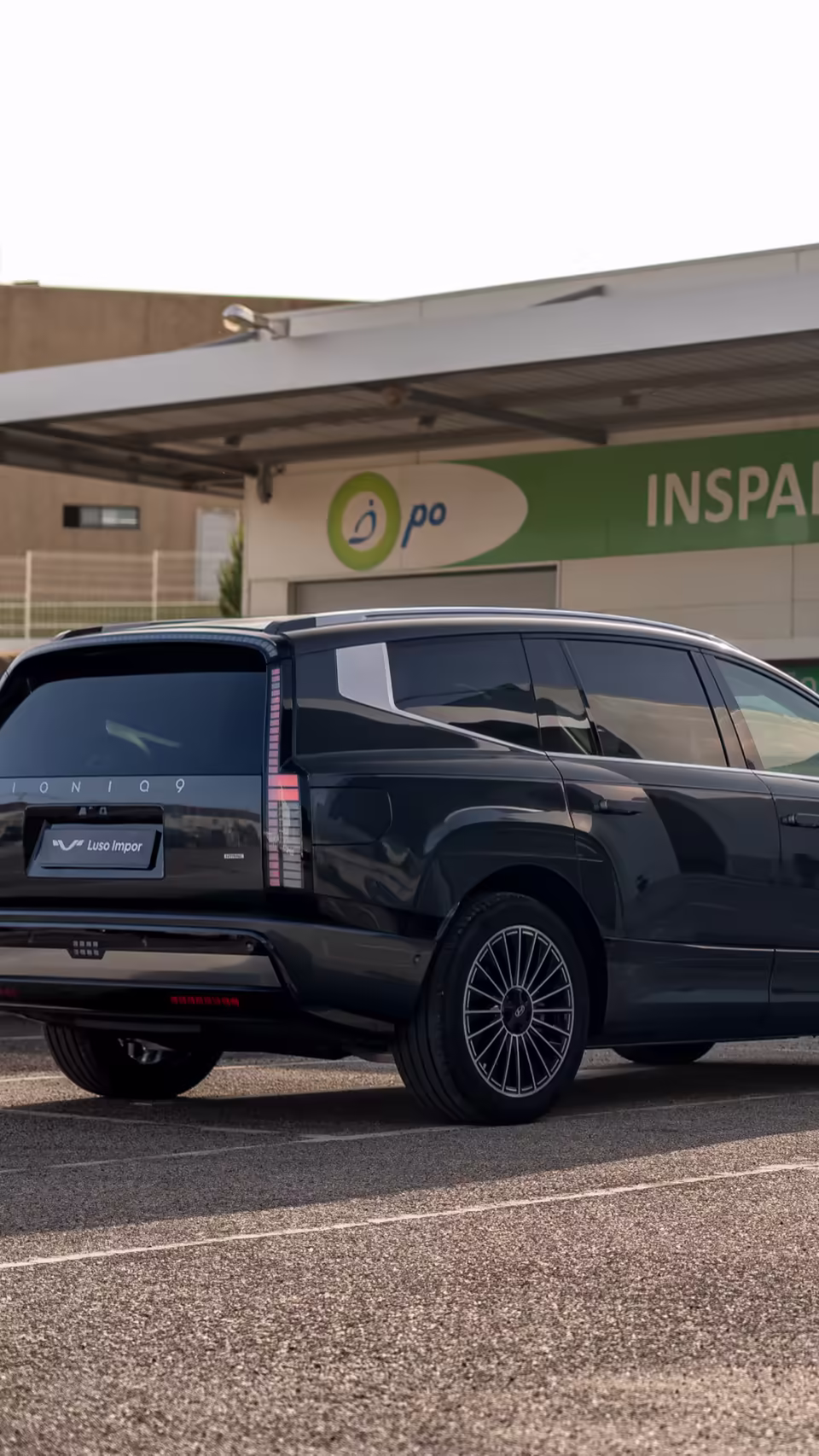 Hyundai Ioniq 9 von Luso Impor im Prüfzentrum