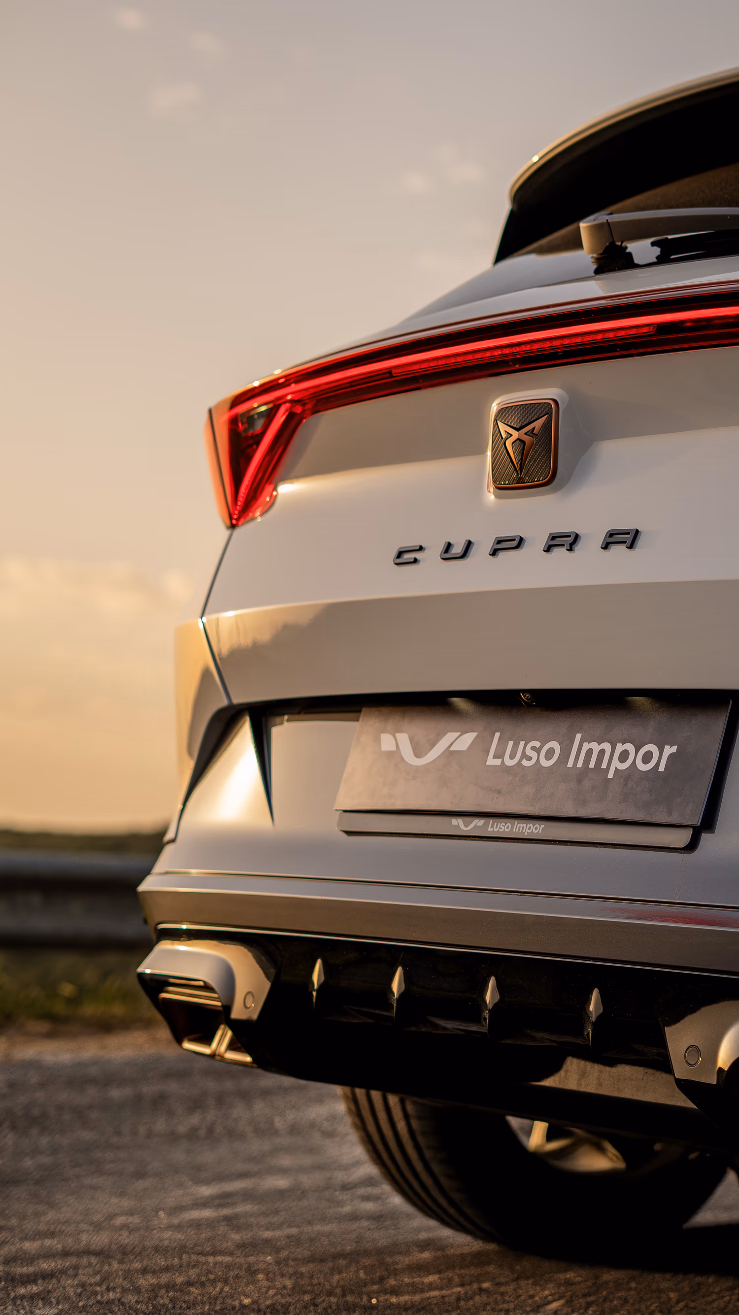 Car imported by Luso Impor awaiting registration